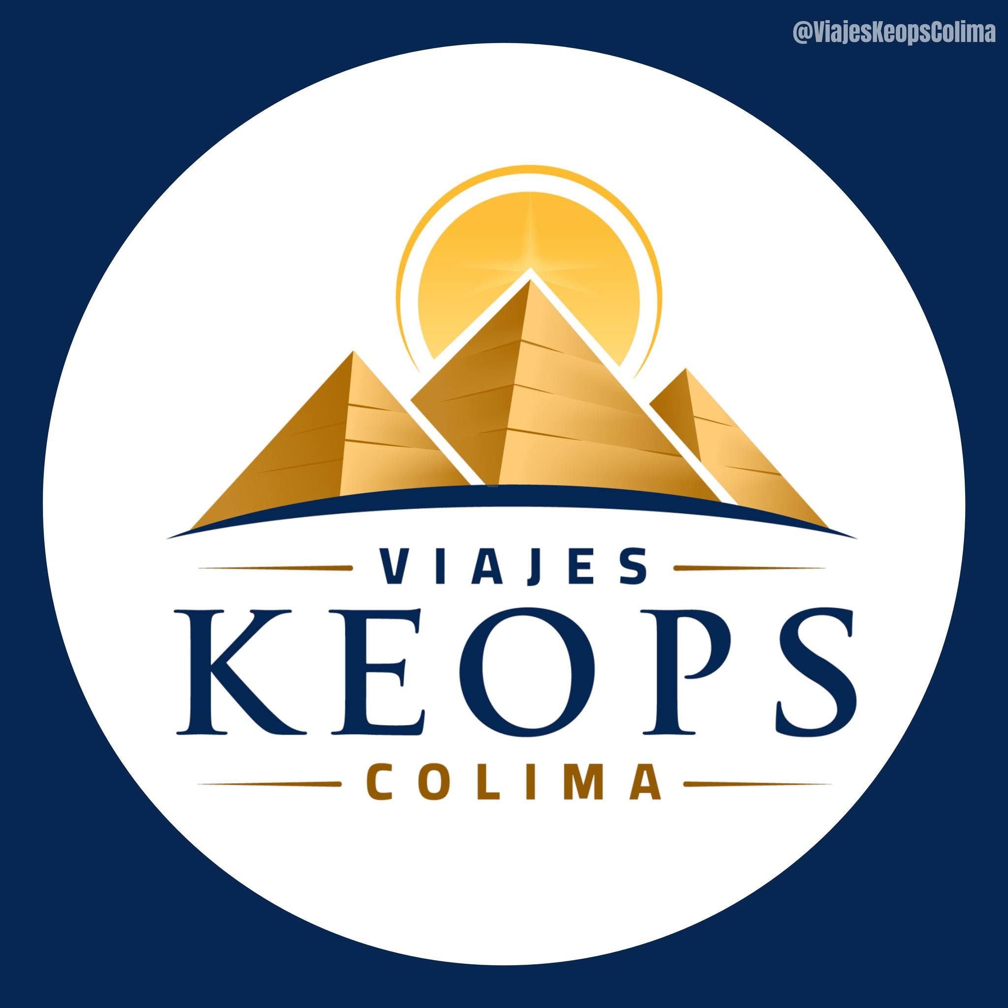 Logotipo oficial de Viajes Keops Colima