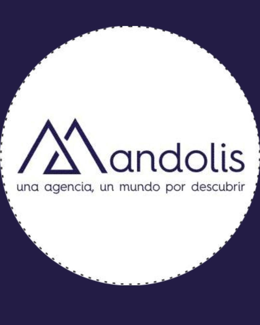 Logotipo oficial de Mandolis Agencia de Viajes